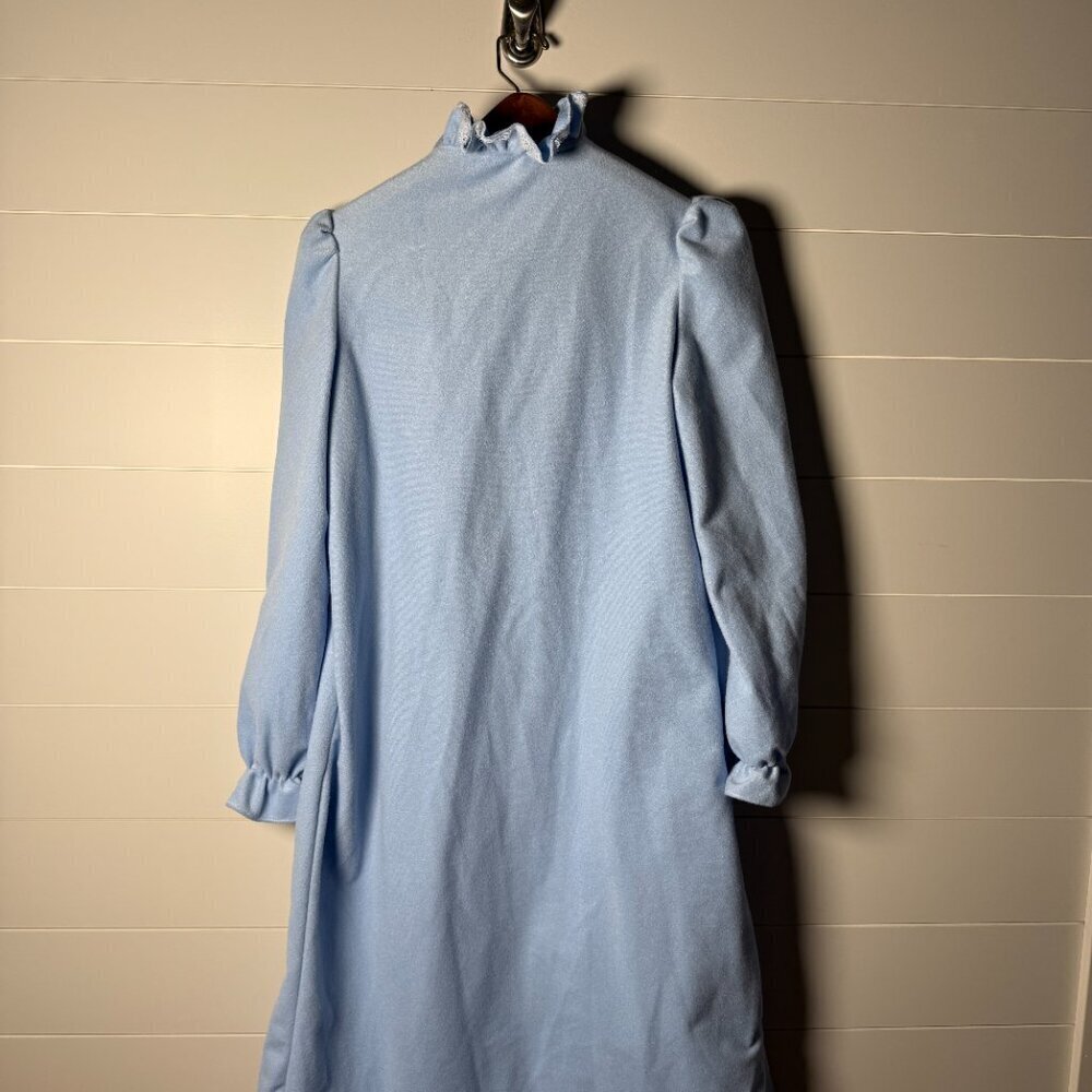 CJS Powder Blue Womens Robe Size Medium - Picture 4 of 8